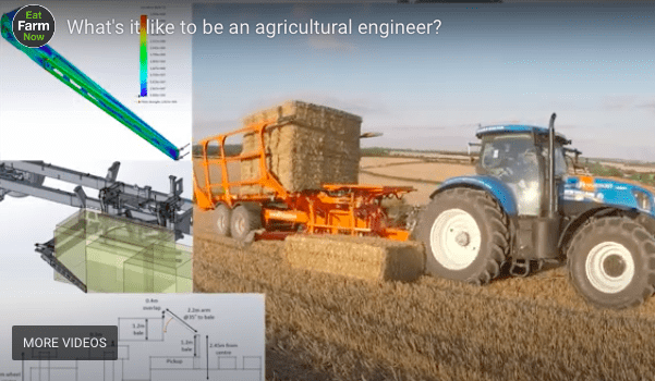 Tractor pulling straw, with engineering designs